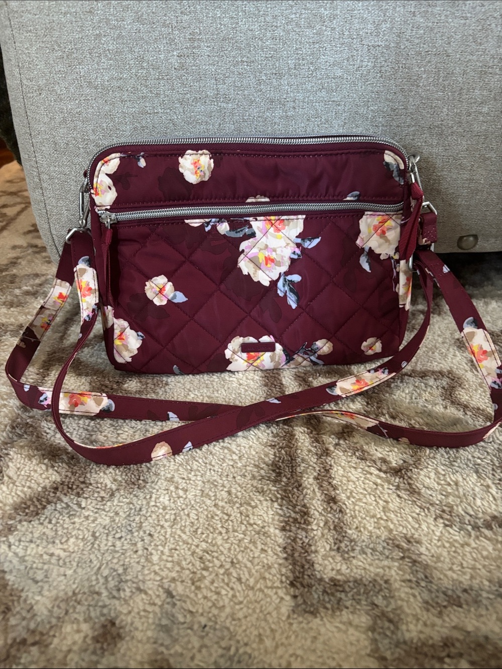 Vera Bradley Triple Compartment Crossbody Bag, Blooms & Branches